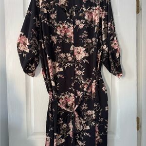 41 Hawthorn Black Dress with Floral Accents